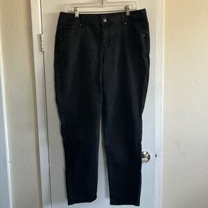 Lane Bryant black jeans; Size 16